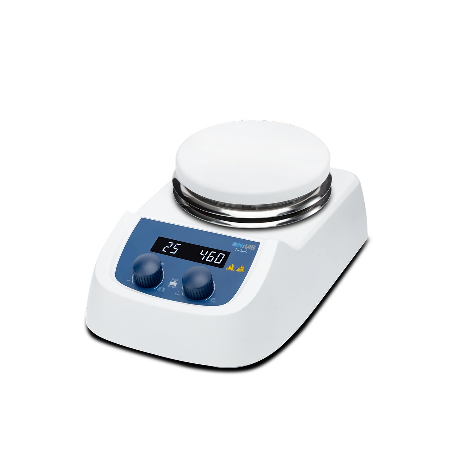 ONiLAB 5 inch LED Digital Hotplate Magnetic Stirrer Hot Plate with Ceramic Coated Lab Hotplate, 280℃ Stir Plate, Magnetic Mixer 3,000mL Stirring Capacity, 200-1500rpm