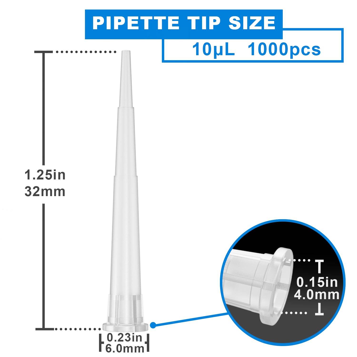 ONiLAB Pipette Tips ,5 volumes 10ul,200ul,1000ul,5000ul,10ml , Polypropylene (PP) Non-pyrogenic, DNAse/RNAse Free,Autoclavable Transparent Lab Universal Plastic Widely Compatible Liquid Pipettor Tips