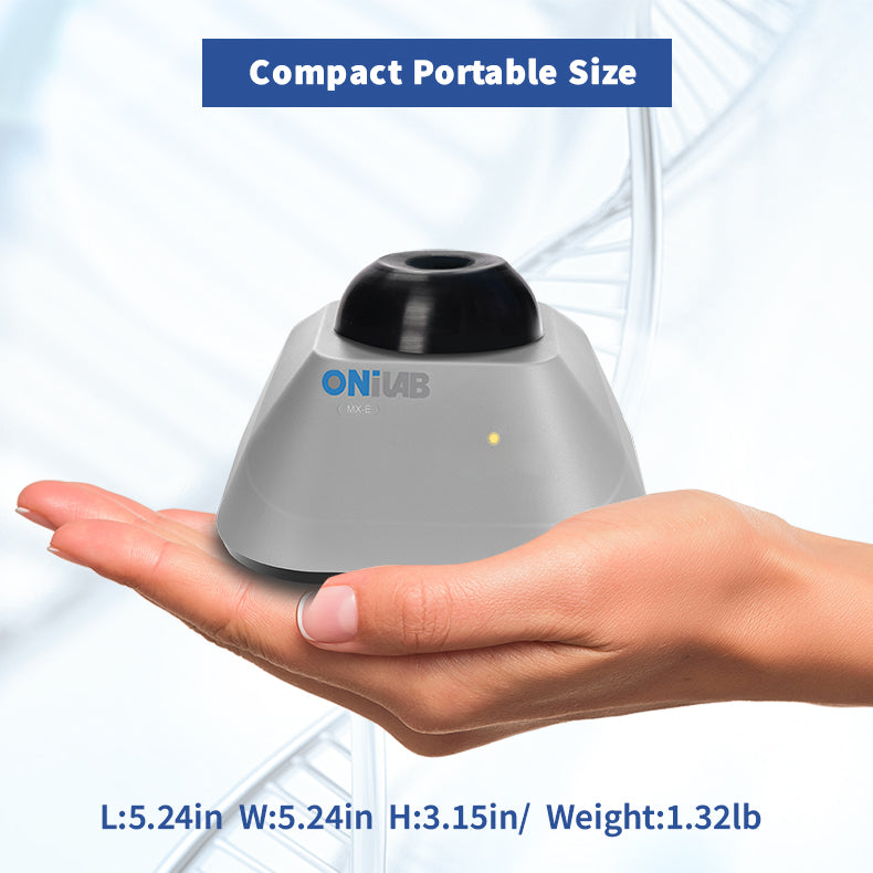 ONiLAB Mini Vortex Mixer with Touch Function, Lab mixing, Nail Polish ,Tattoo Ink ,Eyelash Adhesives and Acrylic Paints mixing , Lab Vortexer with Sturdy Aluminum Casting Base,with 120pcs 7/32in Mixing Balls