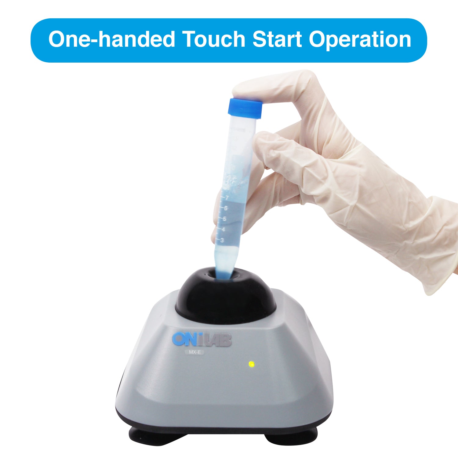 ONiLAB Mini Vortex Mixer with Touch Function, Lab mixing, Nail Polish ,Tattoo Ink ,Eyelash Adhesives and Acrylic Paints mixing , Lab Vortexer with Sturdy Aluminum Casting Base,with 120pcs 7/32in Mixing Balls