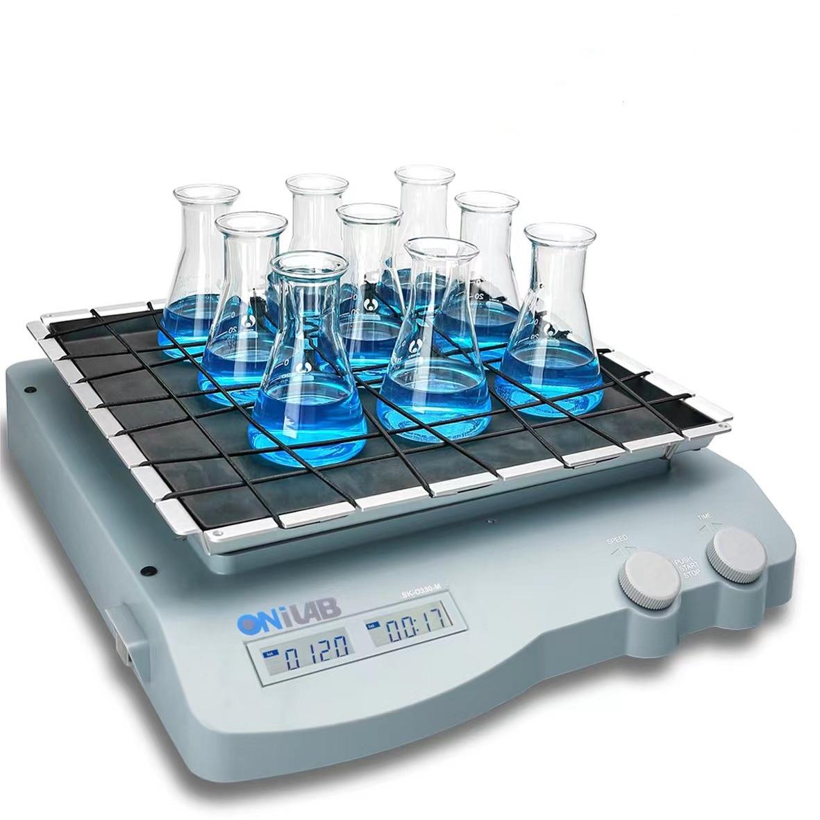 ONiLAB Digital Orbital Shaker Adjustable Speed 70-400RPM, Capacity 3KGS,Orbital Rotator Shaker with Continuous Mode(Set time to Zero) or Timer Mode, LCD Display Speed and time, Labs and Classrooms(Second-hand product)