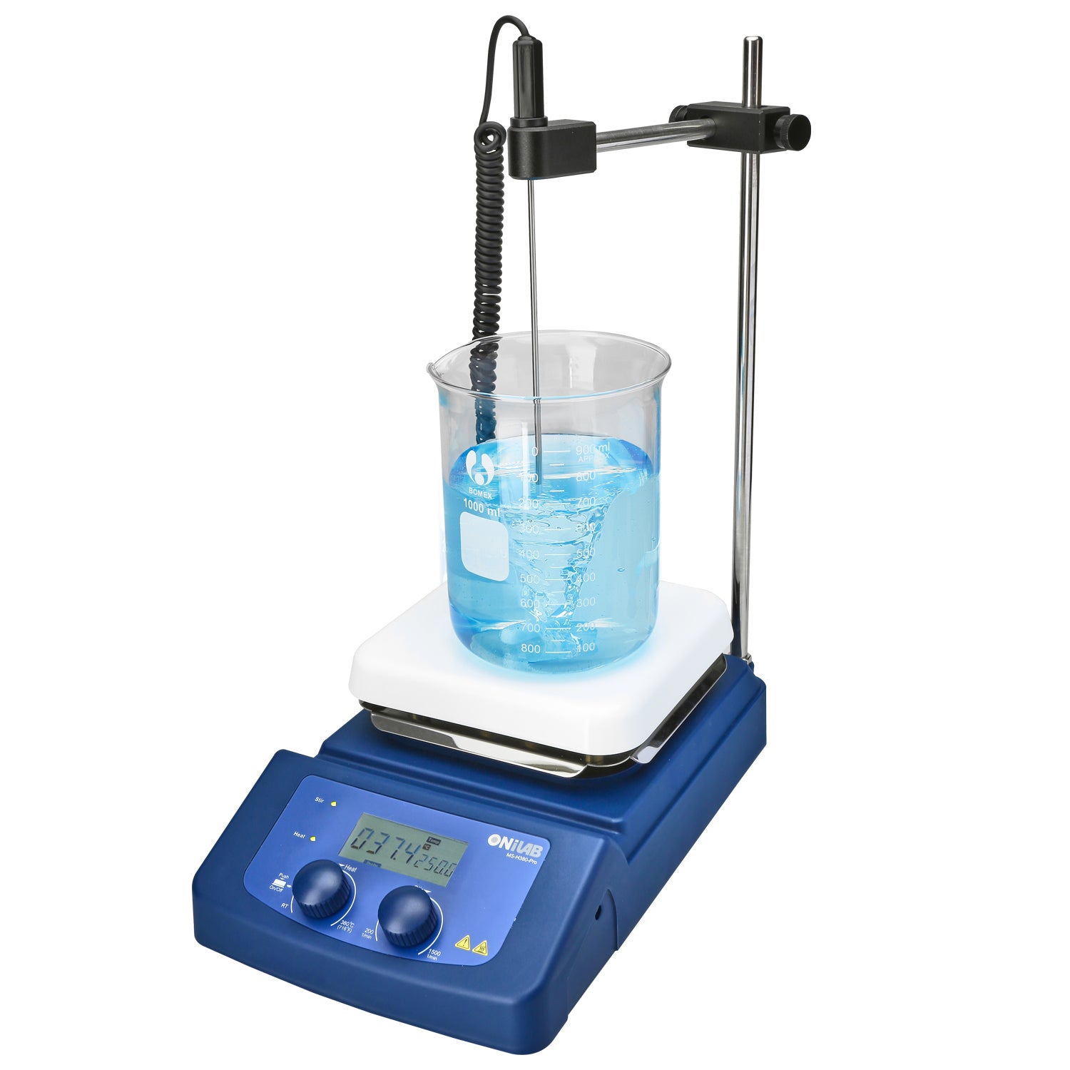 ONiLAB 380℃ LCD Digital Hotplate Magnetic Stirrer with Ceramic Coated
