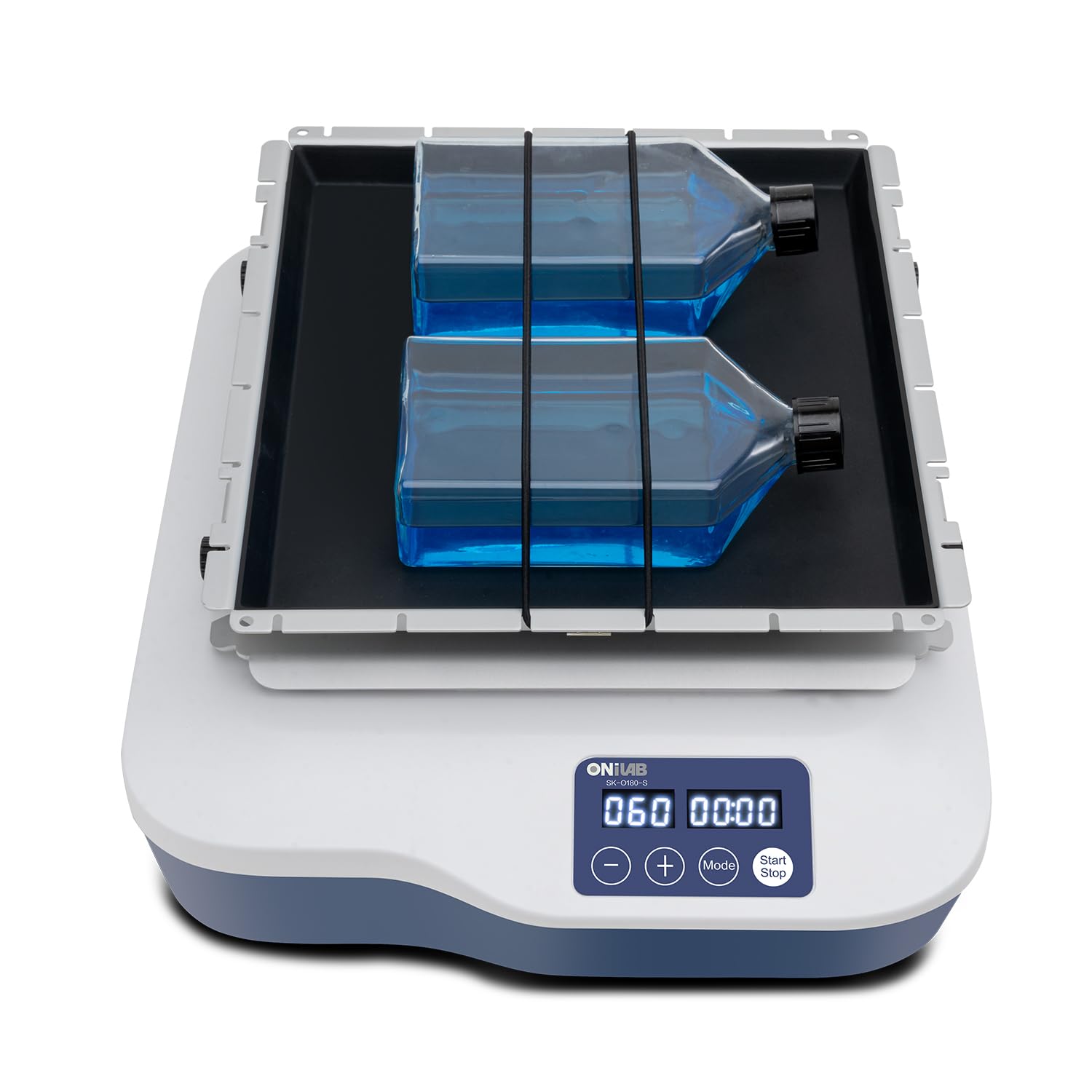 ONiLAB Digital Orbital Shaker Adjustable Speed 40-200RPM,Capacity 2KGS, Orbital Rotator Shaker with Continuous Mode or Timer Mode(1min-99h59min), Replaceable Platform,Labs and Classrooms