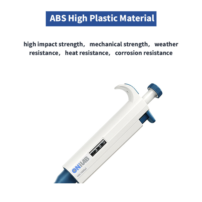 ONiLAB Lab Micropipettes with ranges from 0.1μL to 10mL, Manual Adjustable Single Channel Pipettors with Ergonomic Design, High Precision Pipettors, Autoclavable