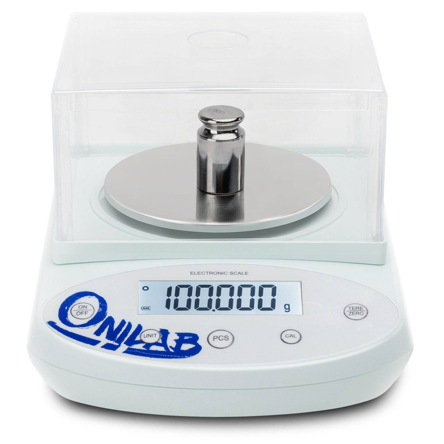 ONiLAB Lab Analytical Balance 200 x 0.001g(7.06x0.000035oz) 0.001g High Precision Electronic Scale LCD Display Scientific Scale with Calibration&Piece Count, Unit Convert,Labs,Kitchen,Jewelry