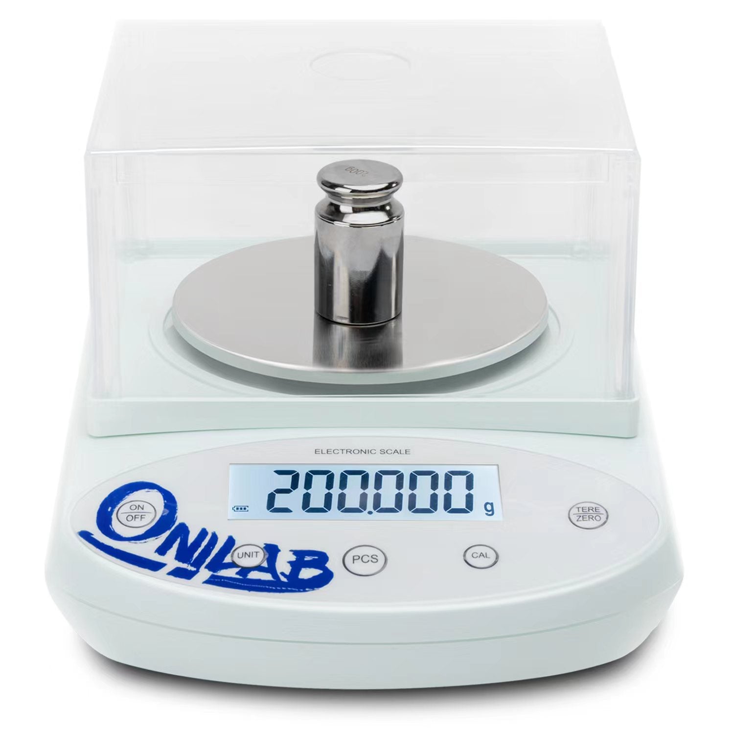 ONiLAB Lab Analytical Balance 500 x 0.001g(17.65x0.0.000035oz) 0.001g High Precision Electronic Scale LCD Display Scientific Scale with Calibration&Piece Count, Unit Convert,Labs,Kitchen,Jewelry