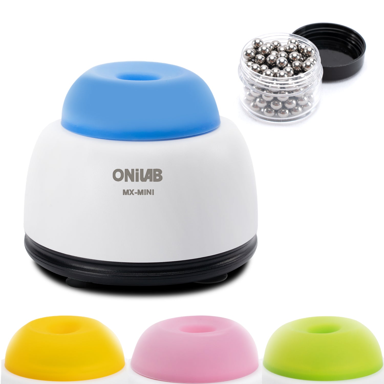 ONiLAB Mini Vortex Mixer with Touch Function, Lab Mixing, Nail Polish,Eyelash Adhesives and Acrylic Paints Mixing, Lab Vortexer for Centrifuge Tubes and Test Tubes